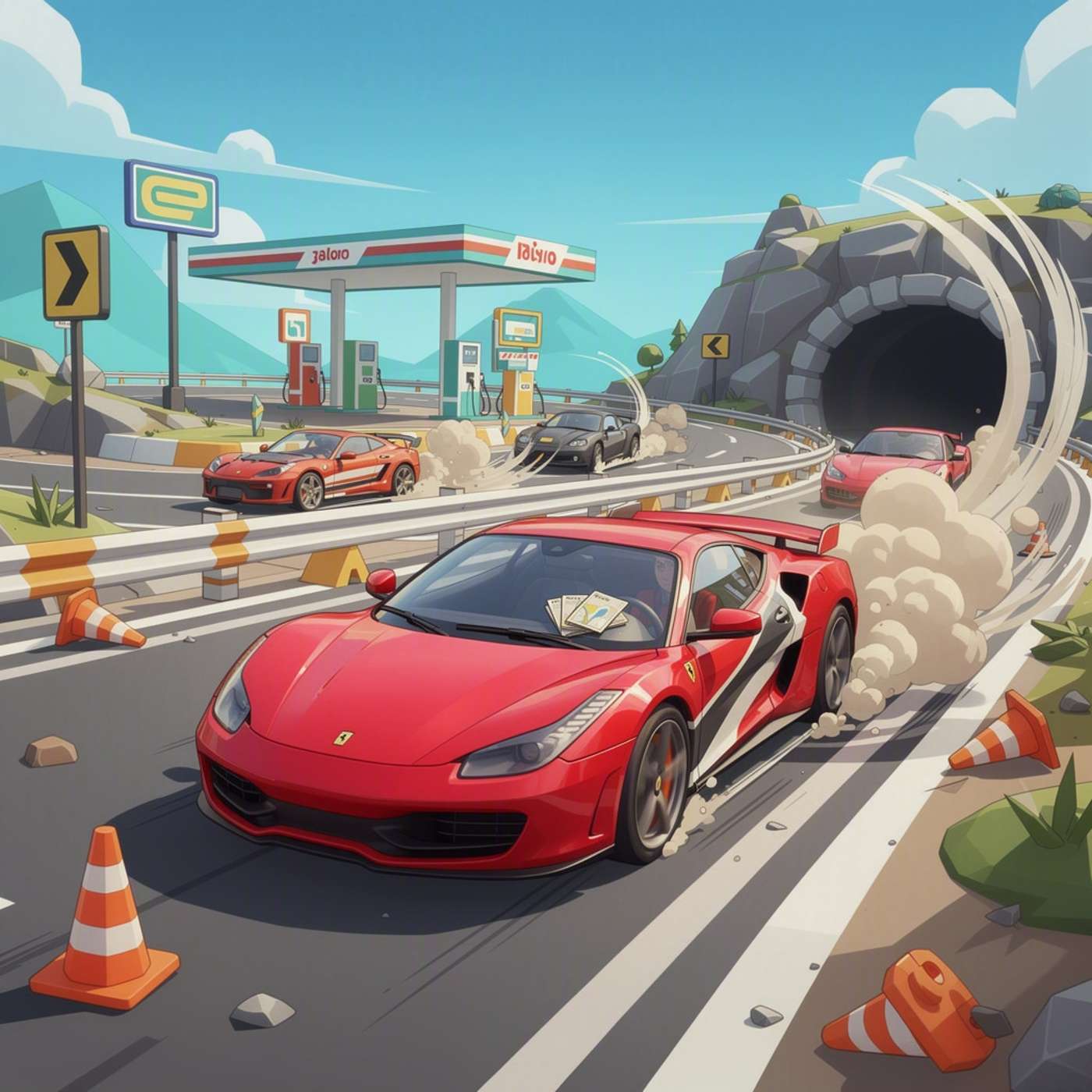 Offline Car Rush game artwork