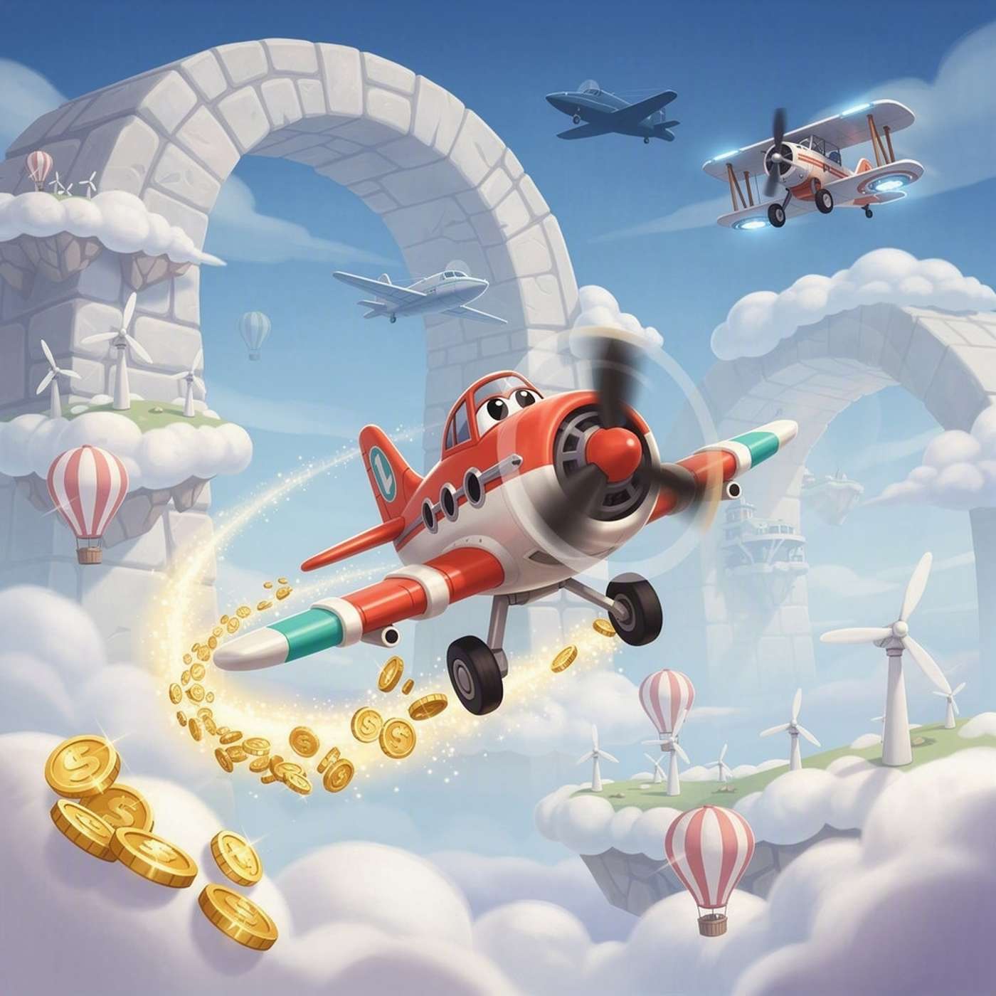 Sky Dash Adventures game artwork