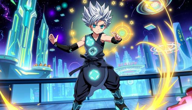 Astral Surge: Neo-Tenkuu - Jabali AI Poster