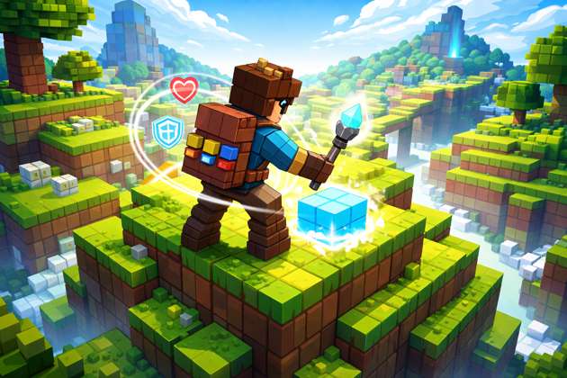 BlockCraft Quest - Jabali AI Poster