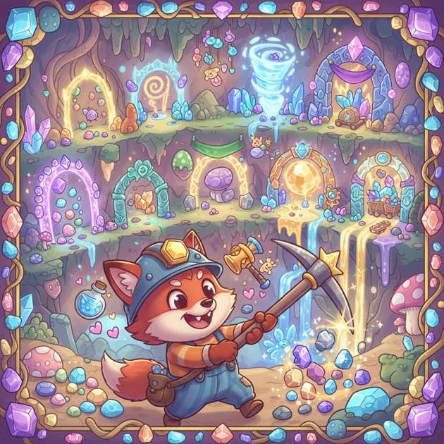 Gemstone Rush! - Jabali AI Poster
