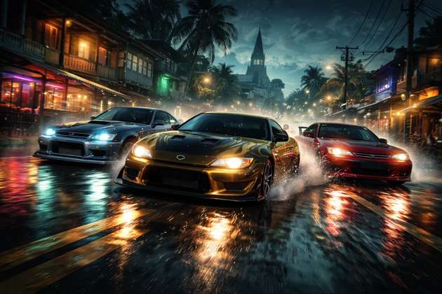 Georgetown Street Rush - Jabali AI Poster