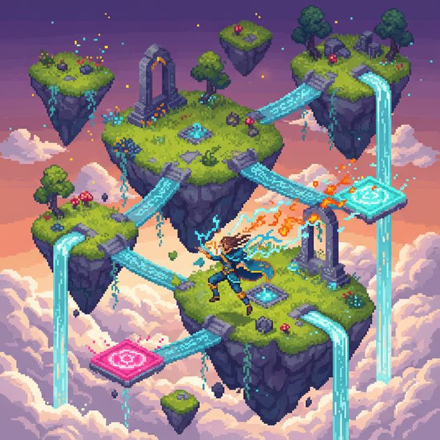 Skybound Harmony - Jabali AI Poster