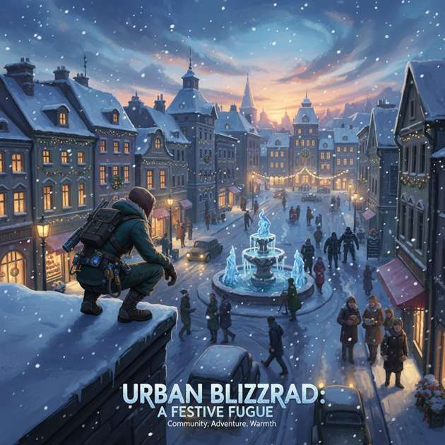 Festive City Run - Jabali AI Poster