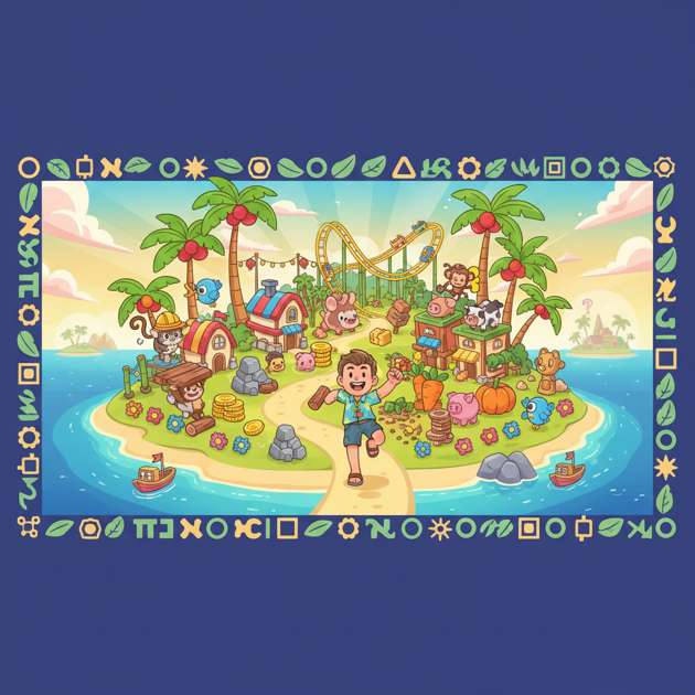 Paradise Builder Blitz - Jabali AI Poster