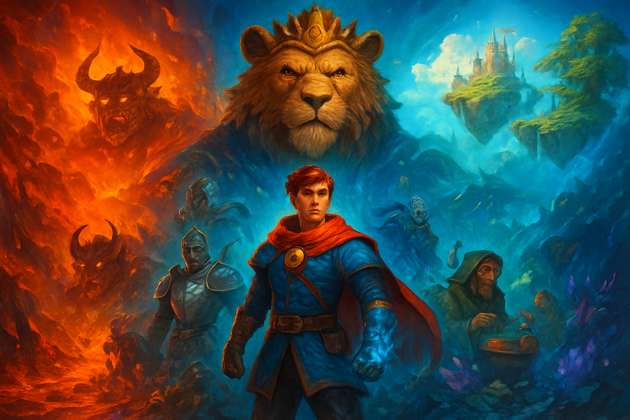 Realms of the Chimeric King - Jabali AI Poster