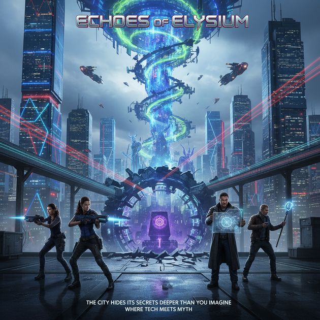 Monolith Beneath Neon - Jabali AI Poster