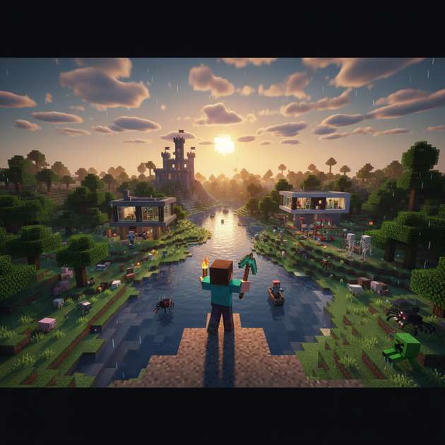 Blockscape Realms - Jabali AI Poster