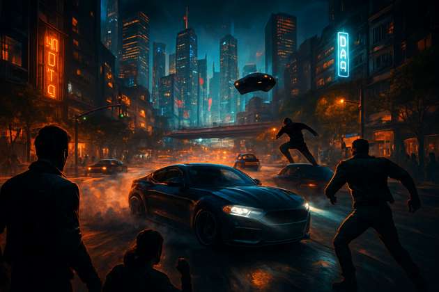 City Drive Unleashed - Jabali AI Poster