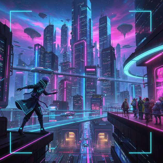 Skyline Reverie - Jabali AI Poster