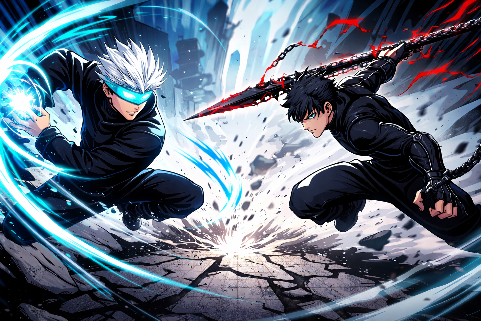 Gojo vs Toji: Infinity Clash - Instant game by Jabali AI