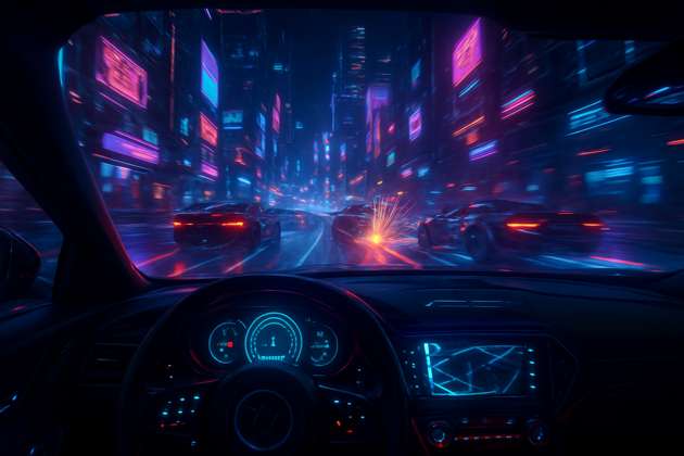 Neon Apex: Turbo Combat - Jabali AI Poster