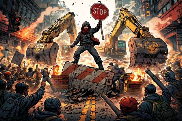 Streets vs Excavators - Jabali AI Poster