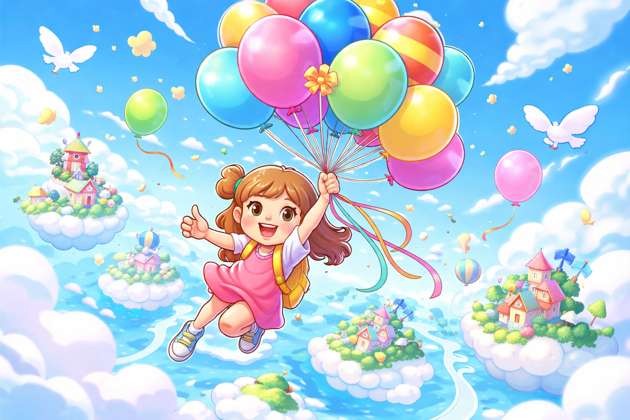 Balloon Glide - Jabali AI Poster