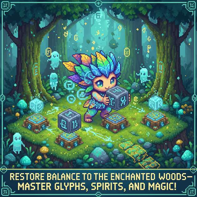 Glyphwood Mysteries - Jabali AI Poster