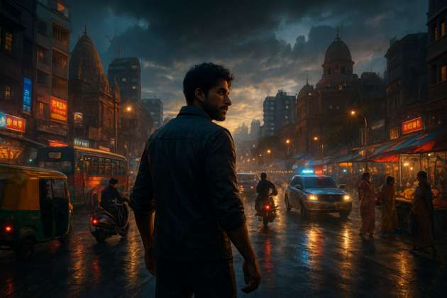 Real Streets of Ahmedabad - Jabali AI Poster