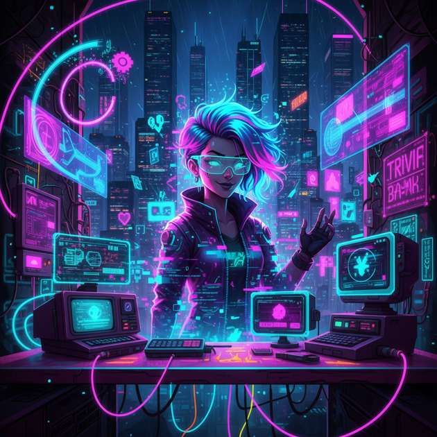 Neon Code Clash - Jabali AI Poster