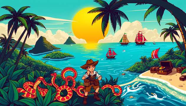 Treasure Tropic Quest! - Jabali AI Poster