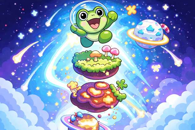 Frog Orbit Hop - Jabali AI Poster