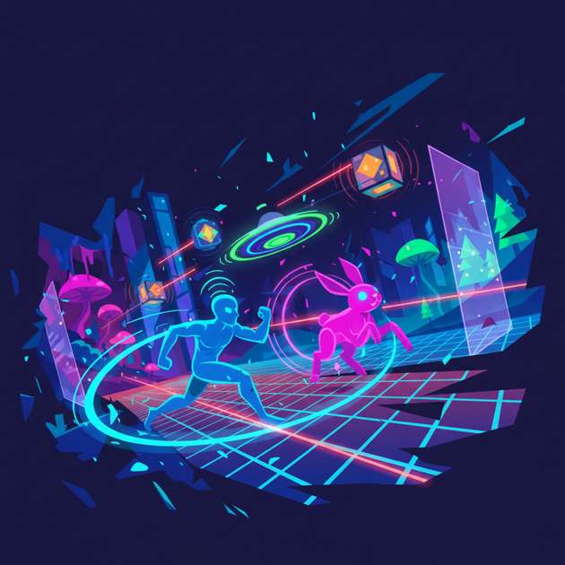 Neon Reflex - Jabali AI Poster