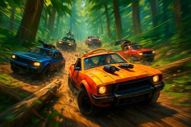 Forest Fury Racers - Jabali AI Poster