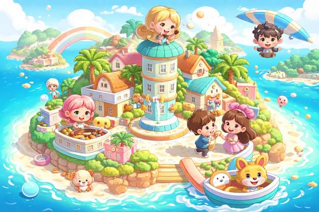 Tomodachi Life Living the Dream - Jabali AI Poster