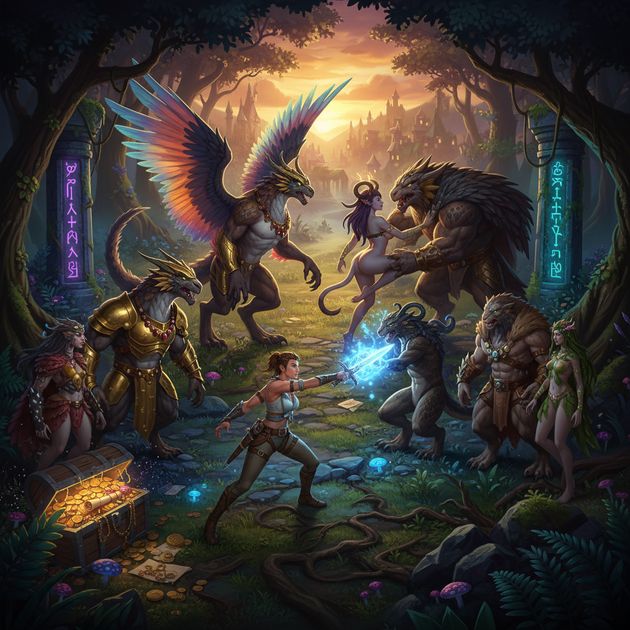 Wild Realms Unbound - Jabali AI Poster