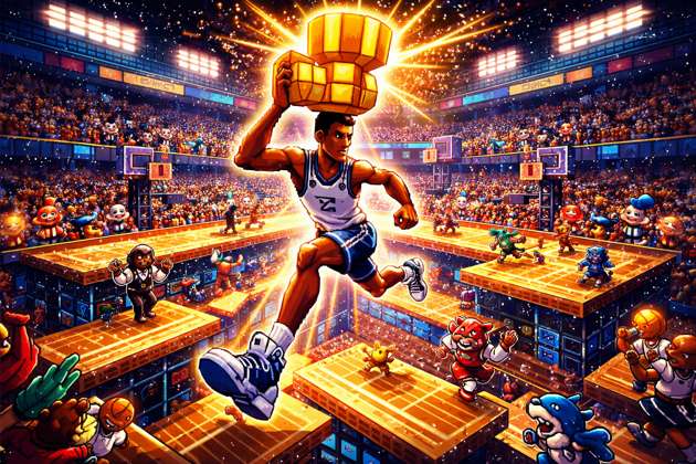 Wemby Trophy Dash - Jabali AI Poster