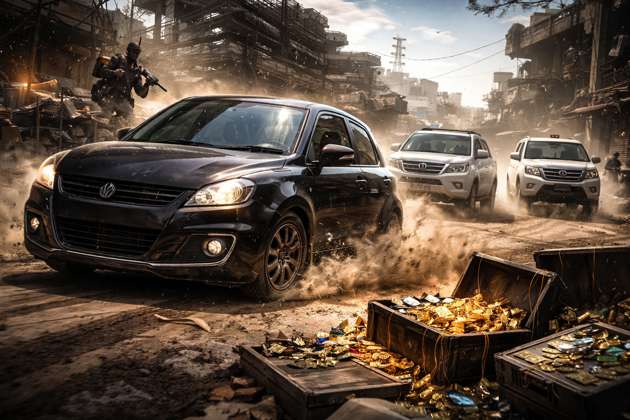 AK47 Car Rescue City - Jabali AI Poster