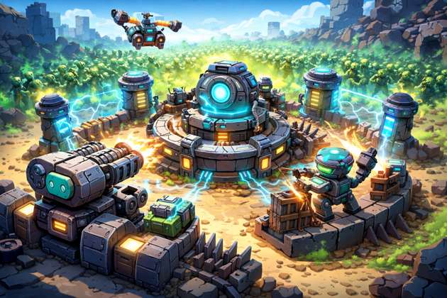RoboBase Zombie Defense - Jabali AI Poster