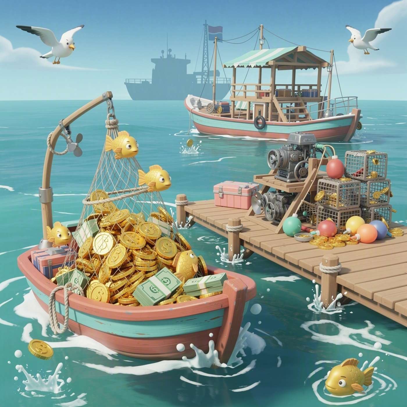 Cash Catchers game artwork