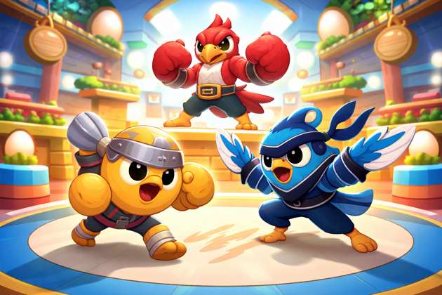 Bird Brawl 3D - Jabali AI Poster