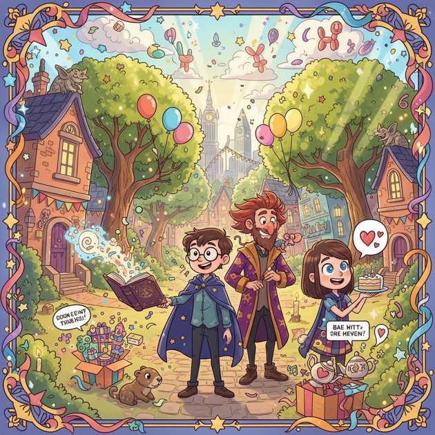The Wish Wizard’s Birthday - Jabali AI Poster