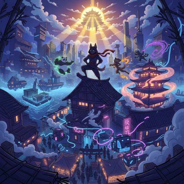 Ninja-Hunden: The Chillverse - Jabali AI Poster
