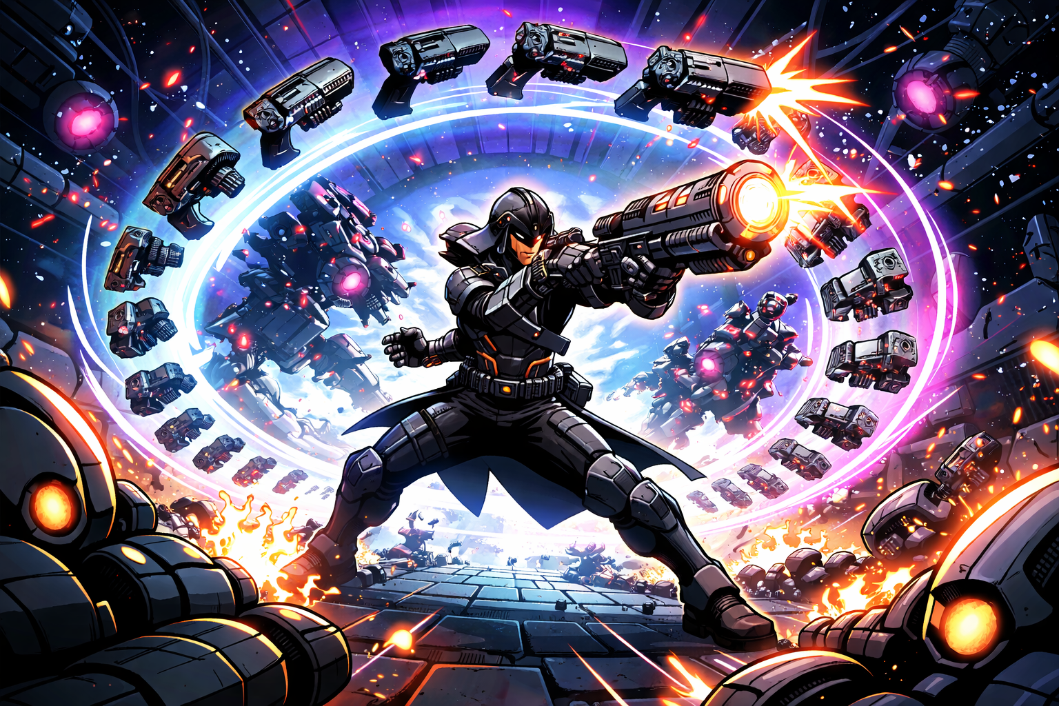 Gun Gauntlet 20 - Instant game by Jabali AI