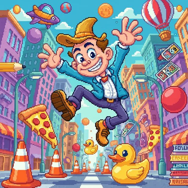 Jump Jester City - Jabali AI Poster