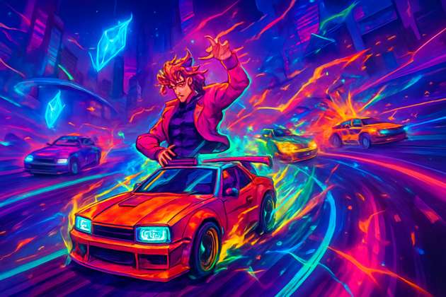 Neon Pose Racers - 3D Racing by Jabali AI
