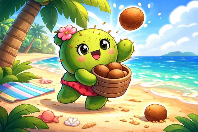 Cactibikini Coco Catch - Jabali AI Poster