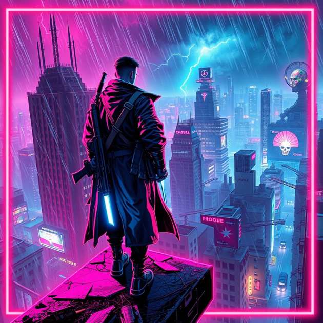 Protocol Zero: Neon Requiem - Jabali AI Poster