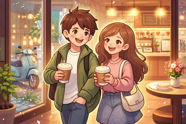 Coffee Date Duo - Jabali AI Poster
