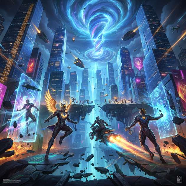 Nova Shift: The Aether Wars - Jabali AI Poster