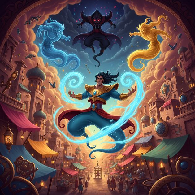 Genie's Gambit - Jabali AI Poster