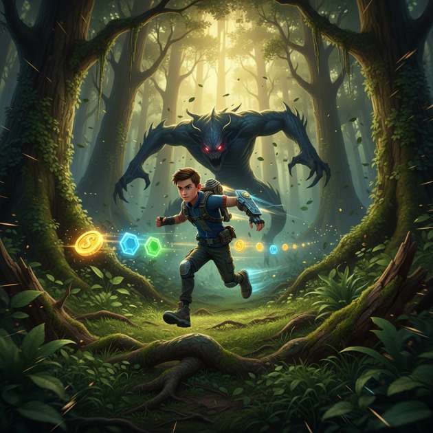 Relentless Forest Run - Jabali AI Poster