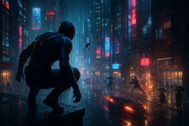 Urban Vortex - Jabali AI Poster