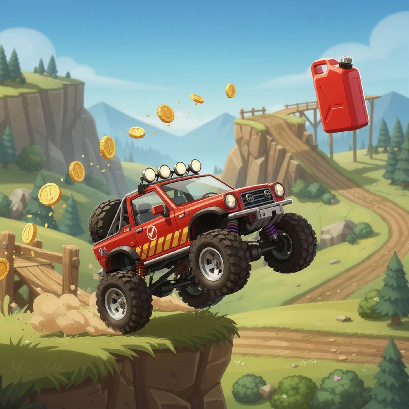 Mountain Climb Race game artwork
