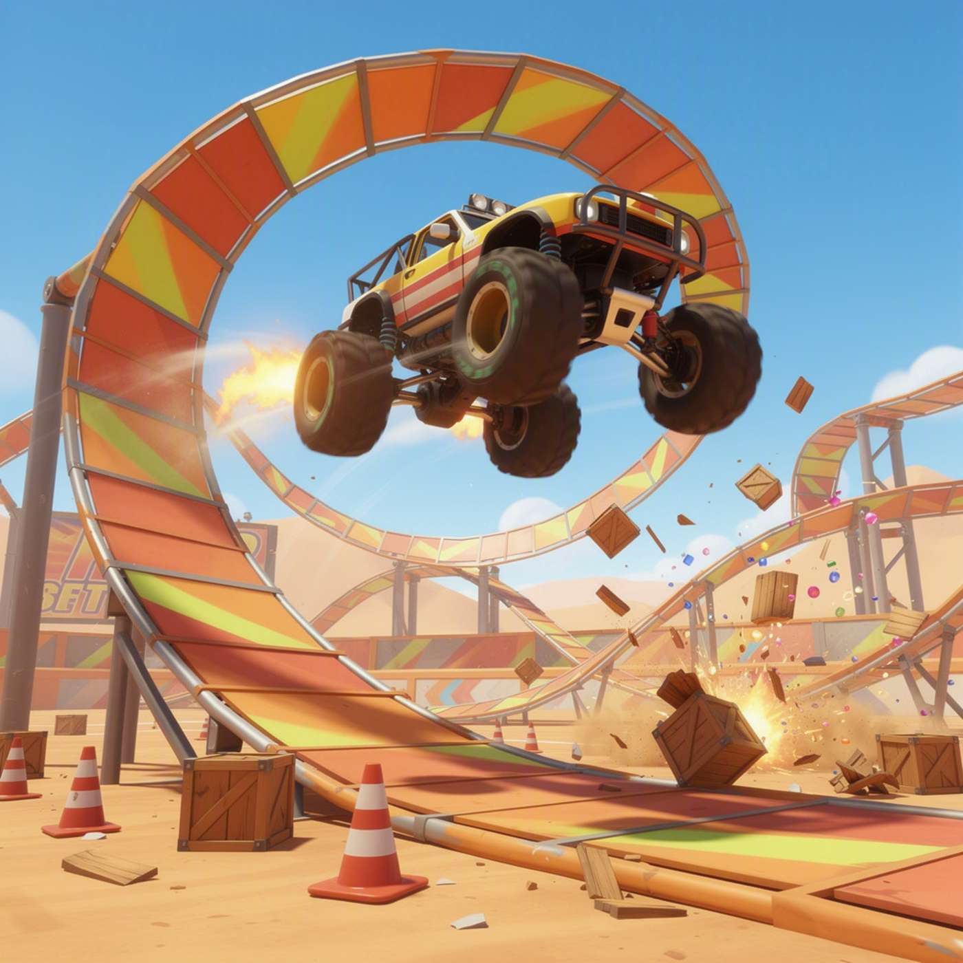 Stunt Rush X game artwork