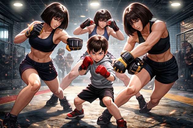 Street Brawl: Tiny Fighter - Jabali AI Poster