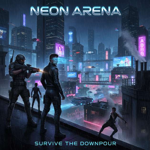 Neon Reign - Jabali AI Poster
