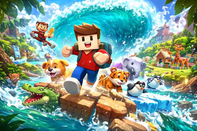 Tsunami Animal Rush Tycoon - Jabali AI Poster