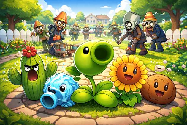 Plants vs. Zombies - Jabali AI Poster